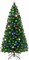 Fiber Optic Christmas Tree Multicolor LED Lights, 8 Light Sequences & Foldable Stand